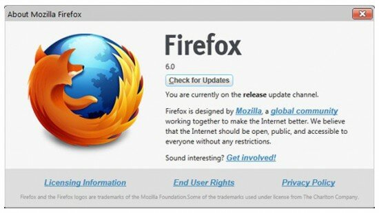 Download Firefox 6.0 by Mozilla now for Windows, Mac OSX and Linux